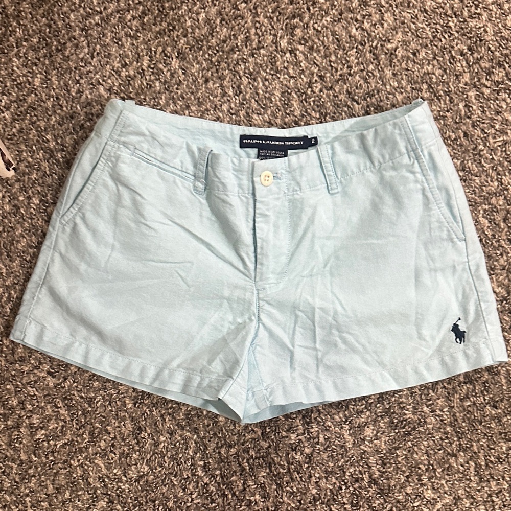 Ralph Lauren Women's Pastel Blue Bermudas